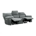 thumbnail image 4 of Pemberly Row Power Double Reclining Sofa with Power Headrest in Charcoal, 4 of 7