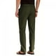 thumbnail image 4 of Pantalones casuales de lino Bidobibo para hombre, talla grande, cintura elástica, corte recto, cordón ajustable, pantalones de playa, pantalones casuales de algodón para negocios con bolsillos,, 4 of 7