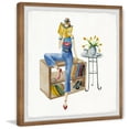thumbnail image 2 of Parvez Taj Reading Lippies Framed Wall Art, 2 of 6