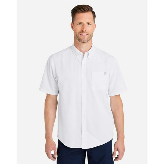 HUK H150154 Kona Solid Shirt-White-L