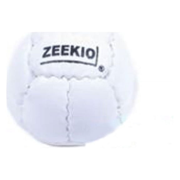 Zeekio Galaxy Juggling Ball - Premium 12 Panel Leather Ball, 130g, 67mm - (1) Single Ball - White