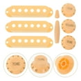 thumbnail image 4 of 1 Set Guitar Pickup Covers Plastic Pickup Protective Covers Humbucker Covers, 4 of 7