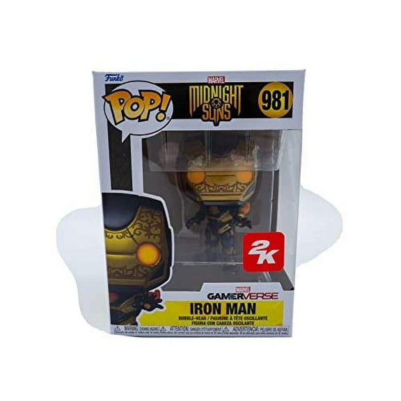 Marvel by Funko Pop! Gameverse Midnight Suns Iron Man Glow in The Dark Vinyl Figure