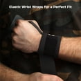 thumbnail image 5 of FitRx Grip Wraps, 12” Nylon Workout Gloves with Weightlifting Wrist Wraps, Gym Gloves, One Pair, 5 of 10