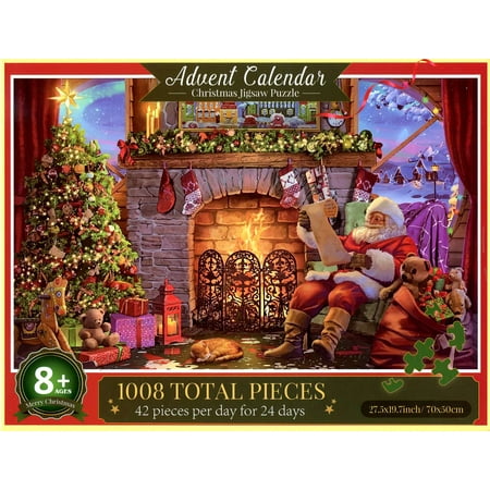 Christmas Calendar Advent Calendar Pigsaw Puzzle (1008 Pieces)