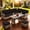 Black, variant on Melocadol 6 Piece Patio Sectional Set, Outdoor Conversation Furniture Set with 2 Sofas, 2 Ottoman, Table, Perfect for Patio, Deck or Poolside, Gray Wicker and Gray Cushions
