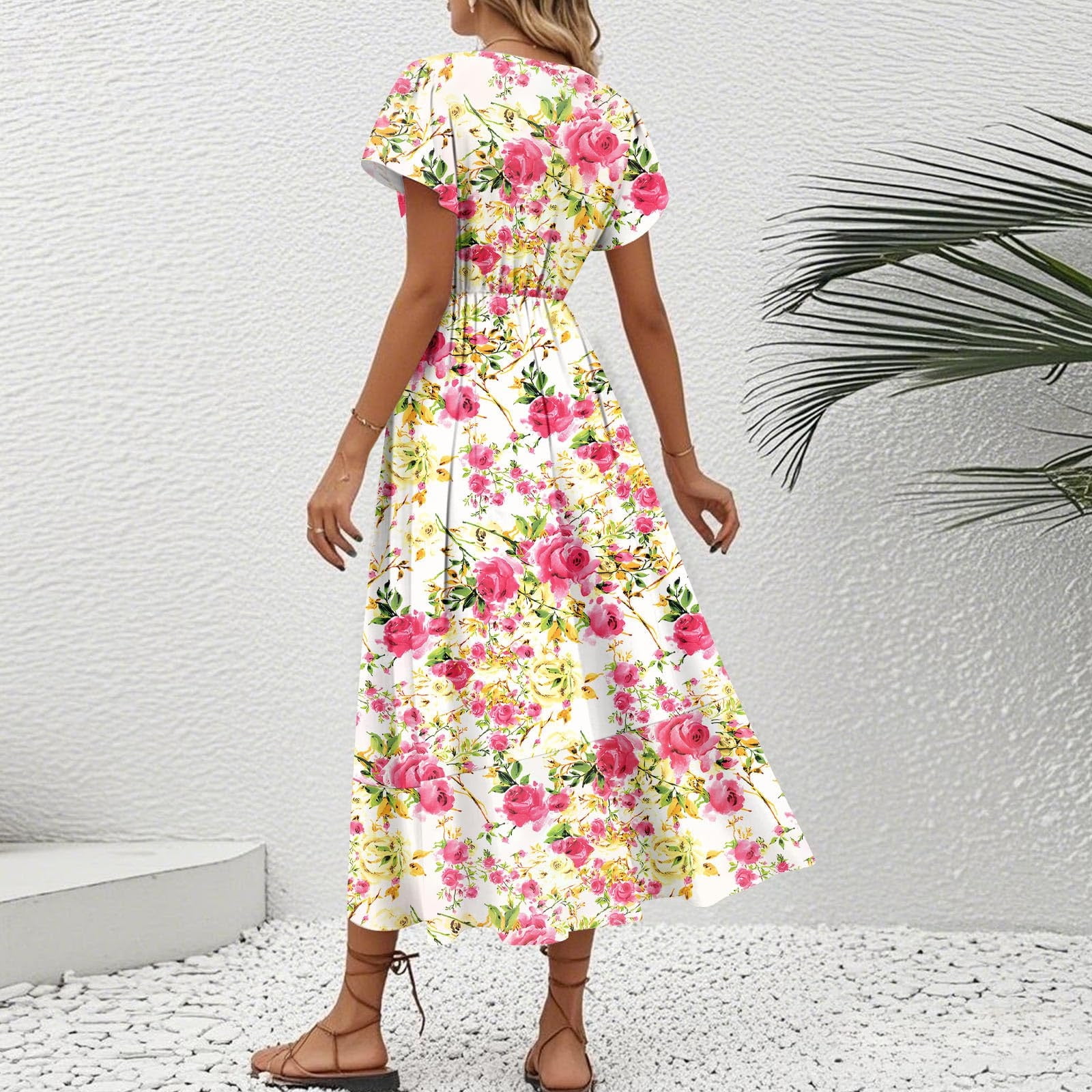 Classy Elegant Summer Maxi Dress Amazon Offers Today On Dresses With Price  LOVZFMLL Summer Dresses For Women 2025 Elegant Classy V Neck Belted Wrap  Maxi Dress Swing Flowy Floral Boho Sundress Wedding ...