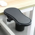 thumbnail image 5 of Reposabrazos para ordenador giratorio, cómodo, antideslizante, ergonómico, soporte para brazo de escritorio para oficina en casa, color negro, 5 of 5