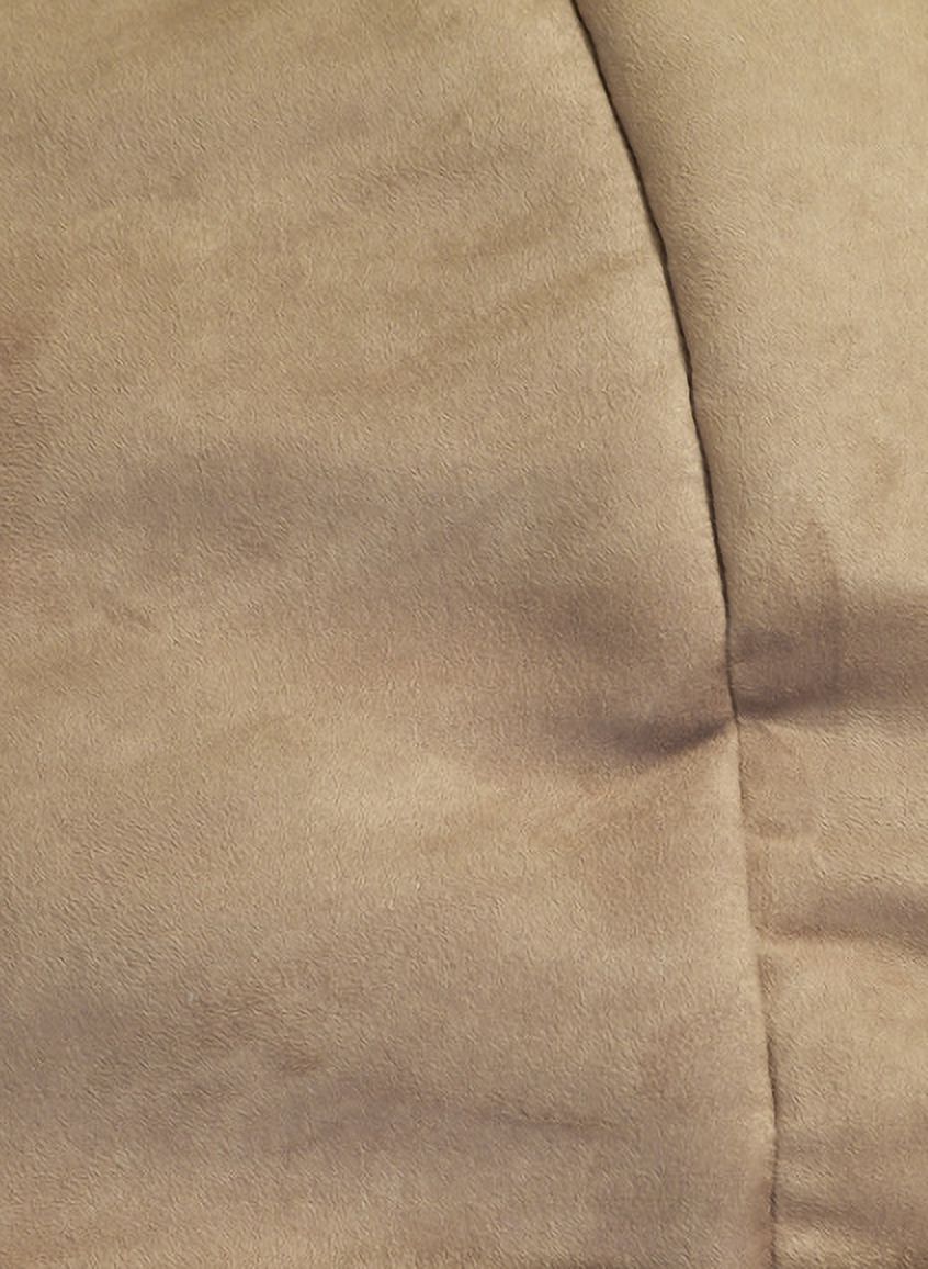 Yoneston 8ft Cylindrical Bean Bag, Soft Plush Bean Bag with Removable Washable Cover & High-Density Foam Filled for Kids Adults Bedroom Living Room, Natural
