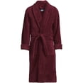 thumbnail image 5 of Lands' End Men's Full-Length Turkish Cotton Terry Bathrobe – 55" Length | Plush, Absorbent, 2 Pockets, Spa Comfort, 5 of 8