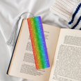 thumbnail image 4 of Kdxio Glitter Rainbow Print Metal Tassel Bookmarks,Perfect Gift for Art Lovers and Bookworms Metal Bookmarks for Women, 4 of 8