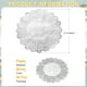 thumbnail image 2 of Uxcell 50 Pcs Servilletas de Papel de 8.5 Pulgadas Redondas de Encaje Decorativas, Papeles Desechables para Comidas y Fiestas, Plateadas, 2 of 6