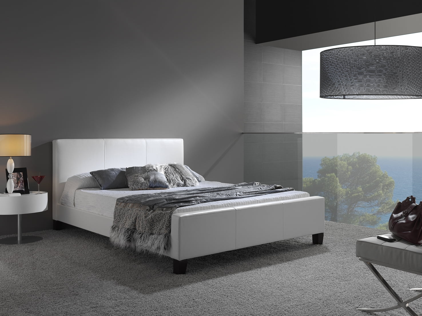 White Platform Bed Frames fashion bed group euro white platform bed - full size - walmart White Platform Bed Frames fashion bed group euro white platform bed - full size - walmart