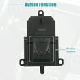 thumbnail image 4 of Passenger Side Car Power Window Switch Fit for Honda Civic Sedan 2006-2011 Black, 4 of 7