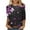Purple, variant on Womens Blouses Fall 2025 Tops Fall Trendy Funny 3/4 Sleeve Shirts for Vacation Work Blouses Long Sleeve