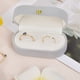 thumbnail image 5 of Caja para anillos, elegante caja para anillos, estuche para anillos de boda, joyero para niñas, caja para anillos de terciopelo, organizador de joyas para compromiso, boda y almacenamiento de anillos, 5 of 5