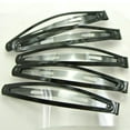 thumbnail image 6 of 20 x Large Black Metal Snap Hair Clip Barrettes 78mm DIY, 6 of 6