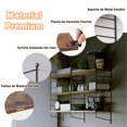 thumbnail image 2 of Baldas Flotantes Pared de Almacenamiento de Madera, Soportes para Estantería para Libro,3 Niveles Repisas Flotantes 60cm, Organizador de Exhibición para Sala de Estar Oficina Baño Cocina Hogar, 2 of 8