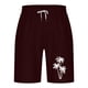 thumbnail image 4 of Mens Casual Shorts Lace-Up Elástico Cintura Bolsillo Ejercicio Fitness Hogar Pantalones de Media Longitud para Diario, 4 of 4