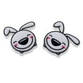 thumbnail image 1 of 2Pcs Durable Cmfortable Tennis Racket Shock Absorber Vibration Damper Set - White Rabbit, 1 of 6