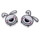 thumbnail image 1 of 2 amortiguadores de vibraciones para raquetas de tenis deportivas de silicona premium. conejo blanco, 1 of 6