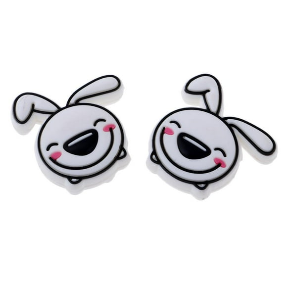 Pack de 2 amortiguadores de vibraciones para | Diviértete y tu raqueta | Material de silicona duradero: animal novedosa par Macarena Amortiguador de la raqueta de tenis
