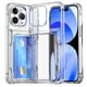 thumbnail image 1 of Funda TEKKU TPU Tarjetero iPhone 15 PRO Transparente, 1 of 12