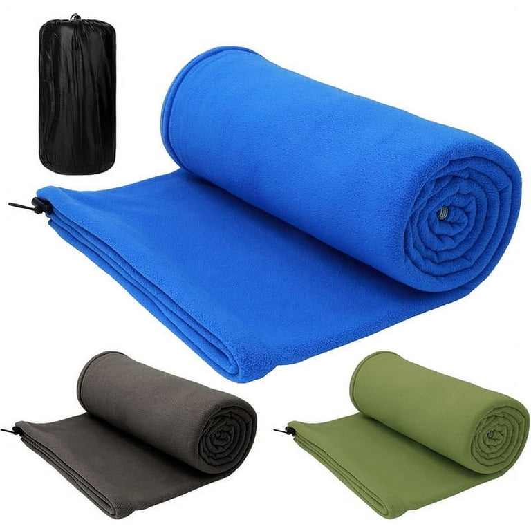 Portable Sleeping Bag Liner Microfiber Fleece Travel Sheet Sleep