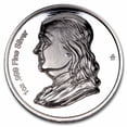 thumbnail image 2 of 1 oz Silver Round - Domed Ultra High Relief Franklin Half Dollar, 2 of 4