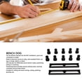 thumbnail image 3 of Work Bench Dogs, 10PCS Woodworking Bench Dog Compact Size Safe and Stable  for 20mm Hole Workbench, 3 of 7