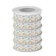 thumbnail image 2 of 5 Rolls Christmas Ribbon 1.5 inch Wide Decorative Ribbon for Gift Wrapping and Holiday Decorations Rainbows and Clouds, 2 of 7