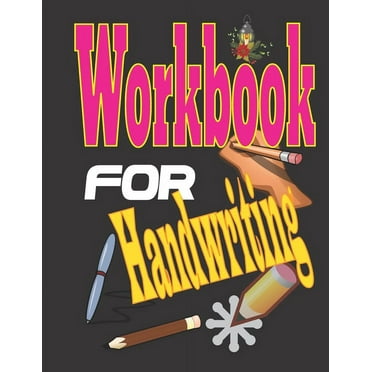 Learn to Write Workbook Letters & Numbers: handwriting practice book ...