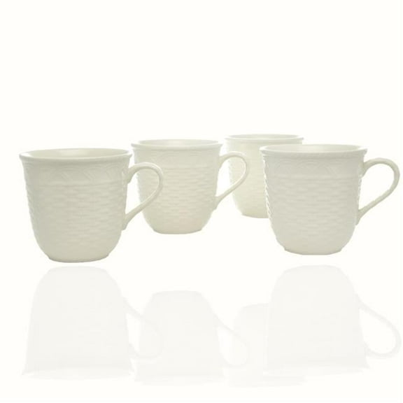 16 oz Nantucket White Mug - Set of 4