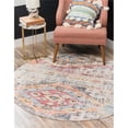 thumbnail image 1 of Unique Loom 3143077 5 x 5 ft. Malasana Basilica Round Rug, Multi Color, 1 of 1