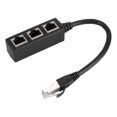 thumbnail image 1 of HLONK RJ45 Ethernet Splitter Cable Ethernet Splitter 1 to 3 Cable Adapter Port Plug Ethernet Port Suitable for Computer/ Router/ Box ( Random Interface Style ), 1 of 4
