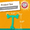 thumbnail image 5 of Arm & Hammer T Bone Nylon Dental Chew Toy, Peanut Butter Flavor, Reduces Plaque Without Brushing, 5 of 11