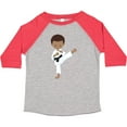 thumbnail image 3 of Inktastic African American Boy, Karate Boy, Black Belt, Kata Boys Toddler T-Shirt, 3 of 5
