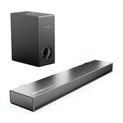 Ultimea Nova S50 2.1-Channel Virtual Dolby Atmos 15.7-In. Sound Bar with Subwoofer, Black, U2120