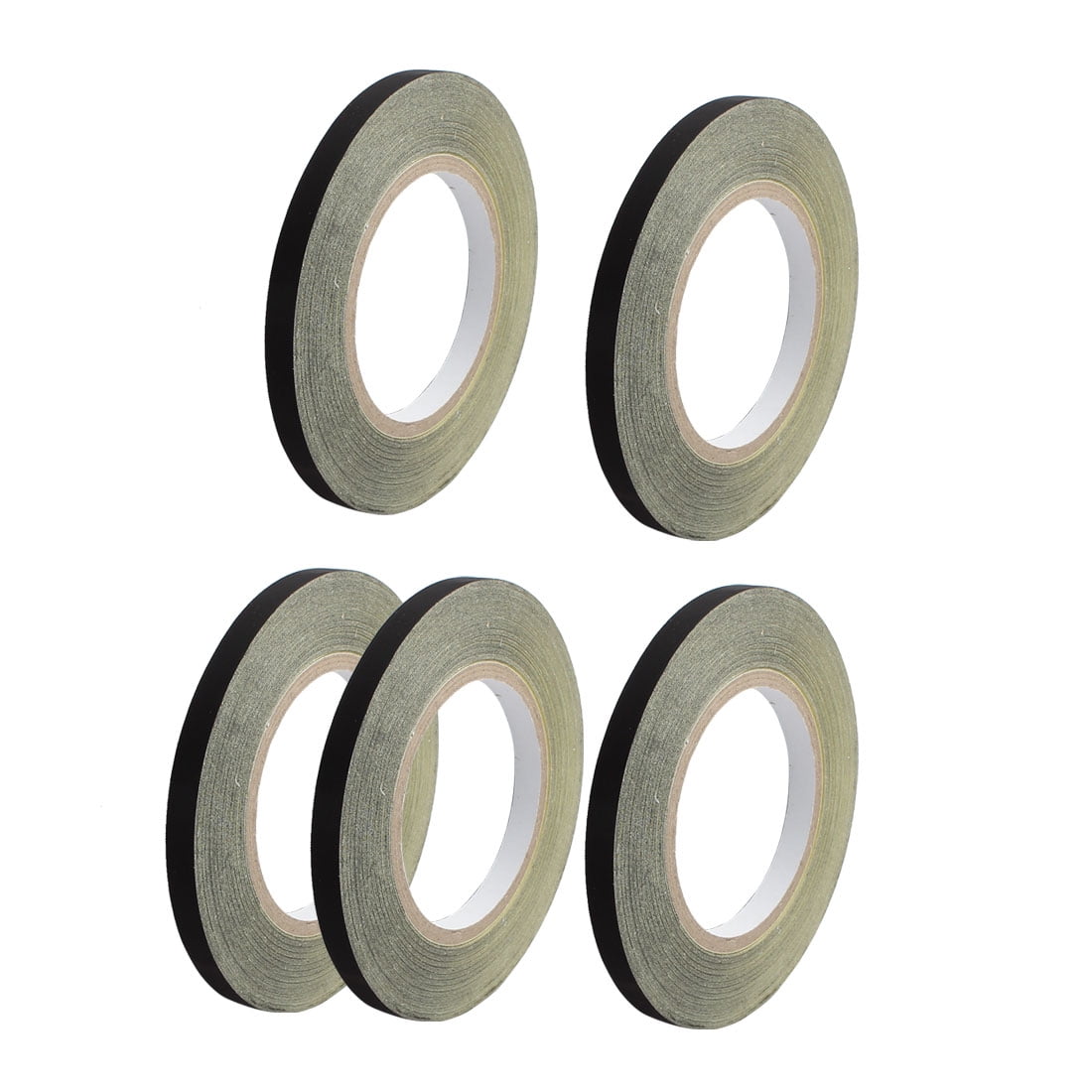 5pcs 10mm x 30M Black Insulating Acetate Cloth Adhesive Tape PC