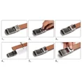 thumbnail image 4 of Mens Genuine Leather Ratchet Belts Adjustable Automatic Buckle Size 30-40 Brown, 4 of 8