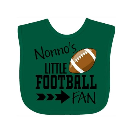 

Inktastic Nonno s Little Football Fan Gift Baby Boy or Baby Girl Bib