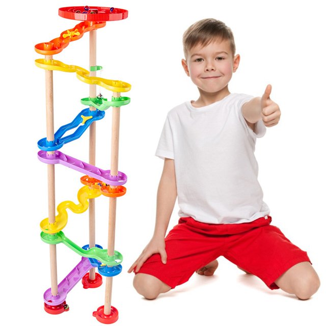 Marble Run Set Funny 12-layer Building Block Toy Development Toy for Kids