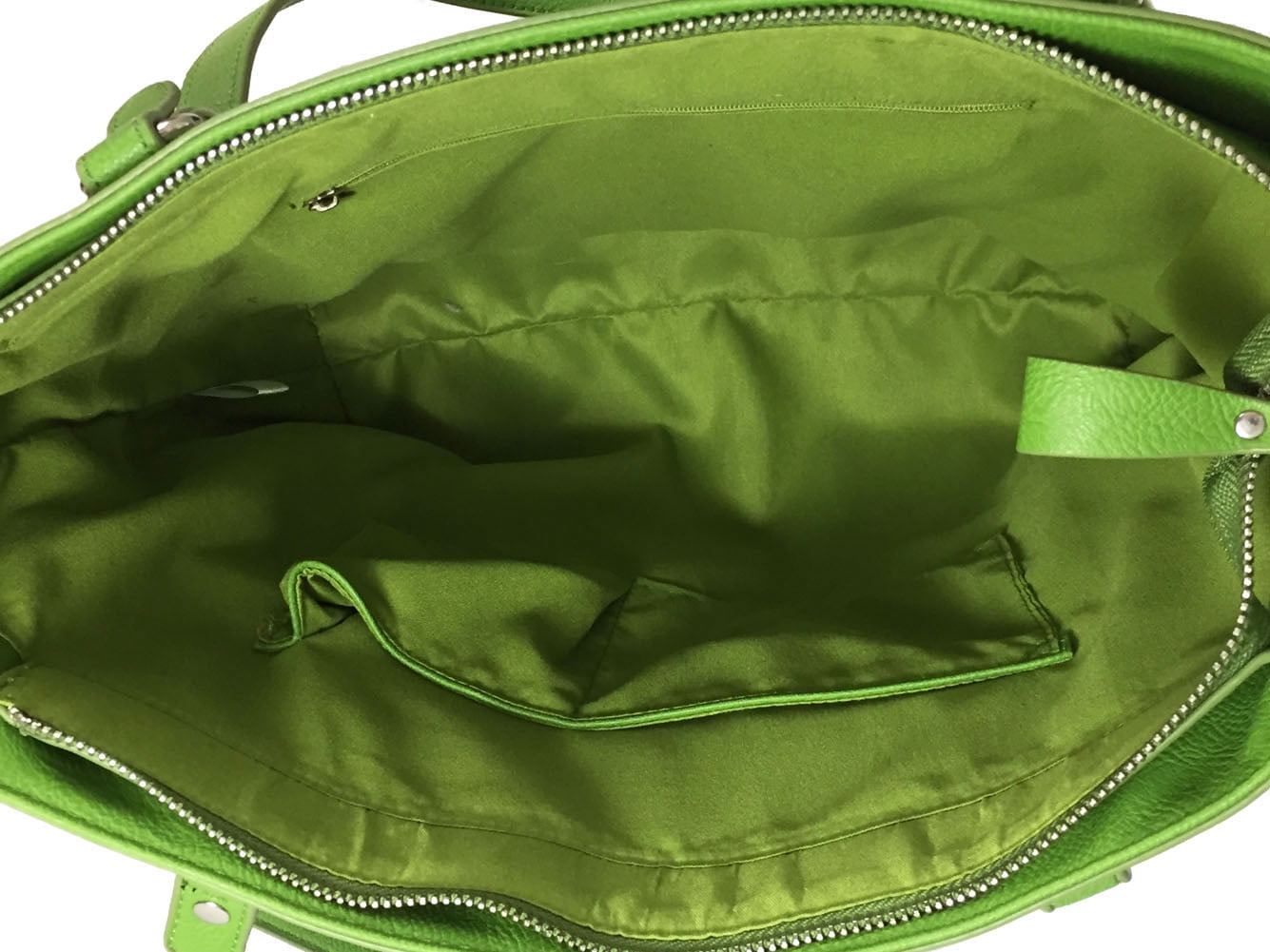 Zzfab 3 pcs Tote Bag Set Big Purse-Green