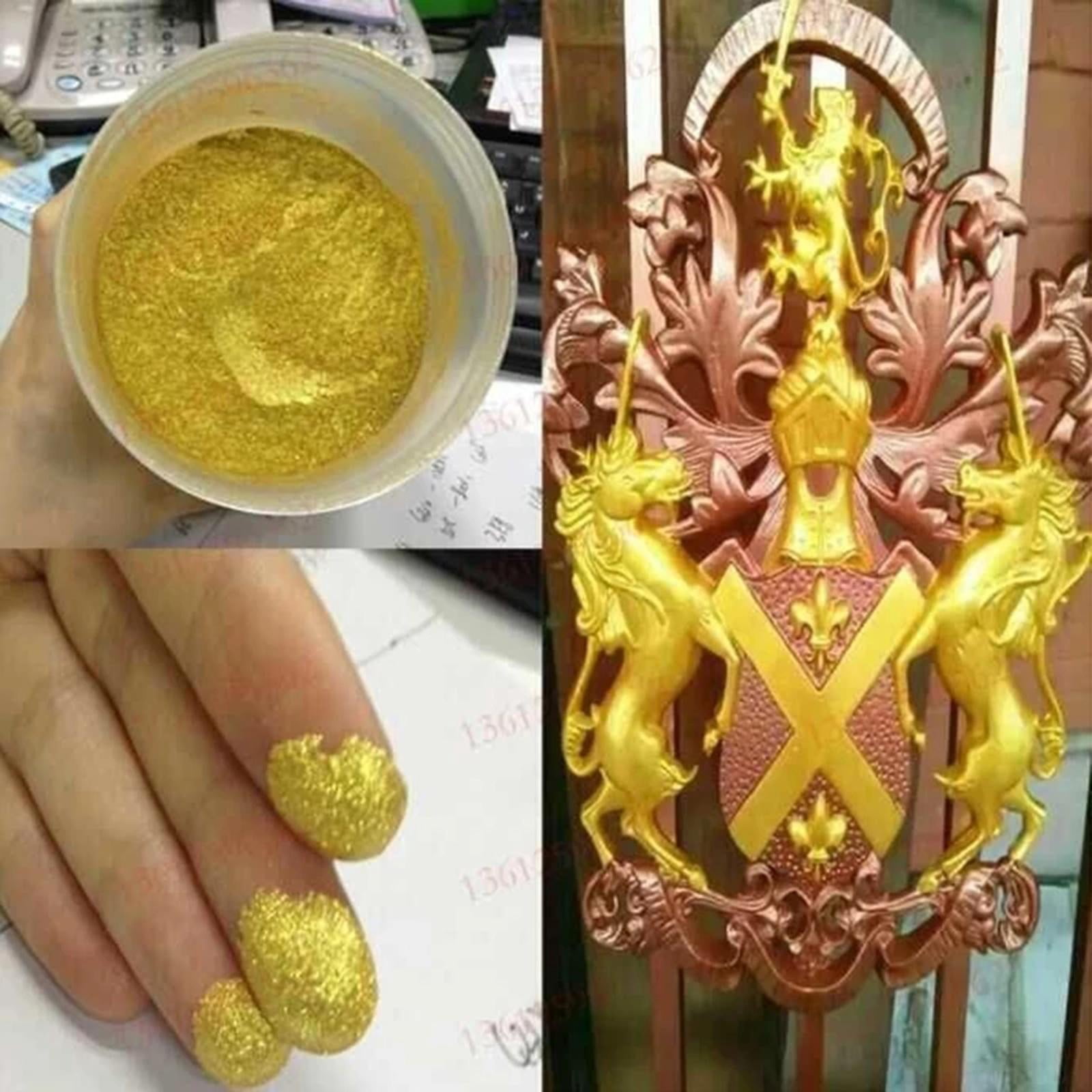 FVDPWYE Mica Pigment for Candle Resin Gold 1200Mesh