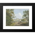 thumbnail image 2 of Cornelis de Kruyff 18x14 Black Modern Framed Museum Art Print Titled - View of Palace Het Loo (1784 - 1828), 2 of 5