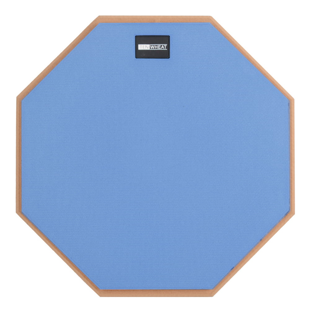 Tosnail 12-inch Silent Drum Practice Pad with Wooden Base and Steel Frame