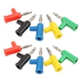 thumbnail image 3 of 10pcs 4mm Banana Plugs Stackable Solderless Banana Connectors For Speaker Audio Video Device, 3 of 8