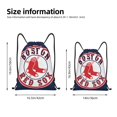 thumbnail image 4 of Bolsa con cordón Boston Classic, plegable, para deportes, fitness, unisex, bolsa de viaje para deportes de playa, pequeña, 4 of 8