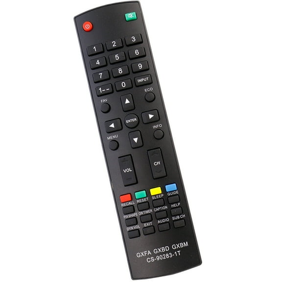 SANYO Remote Control for Sanyo TV DP32640/DP42740/DP42841, Black