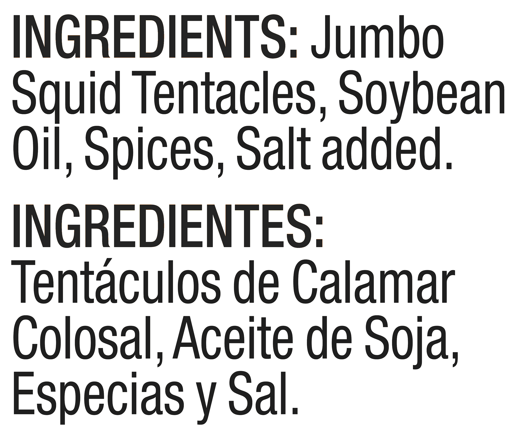 Vigo Jumbo Squid in Marinade Sauce, 4oz can